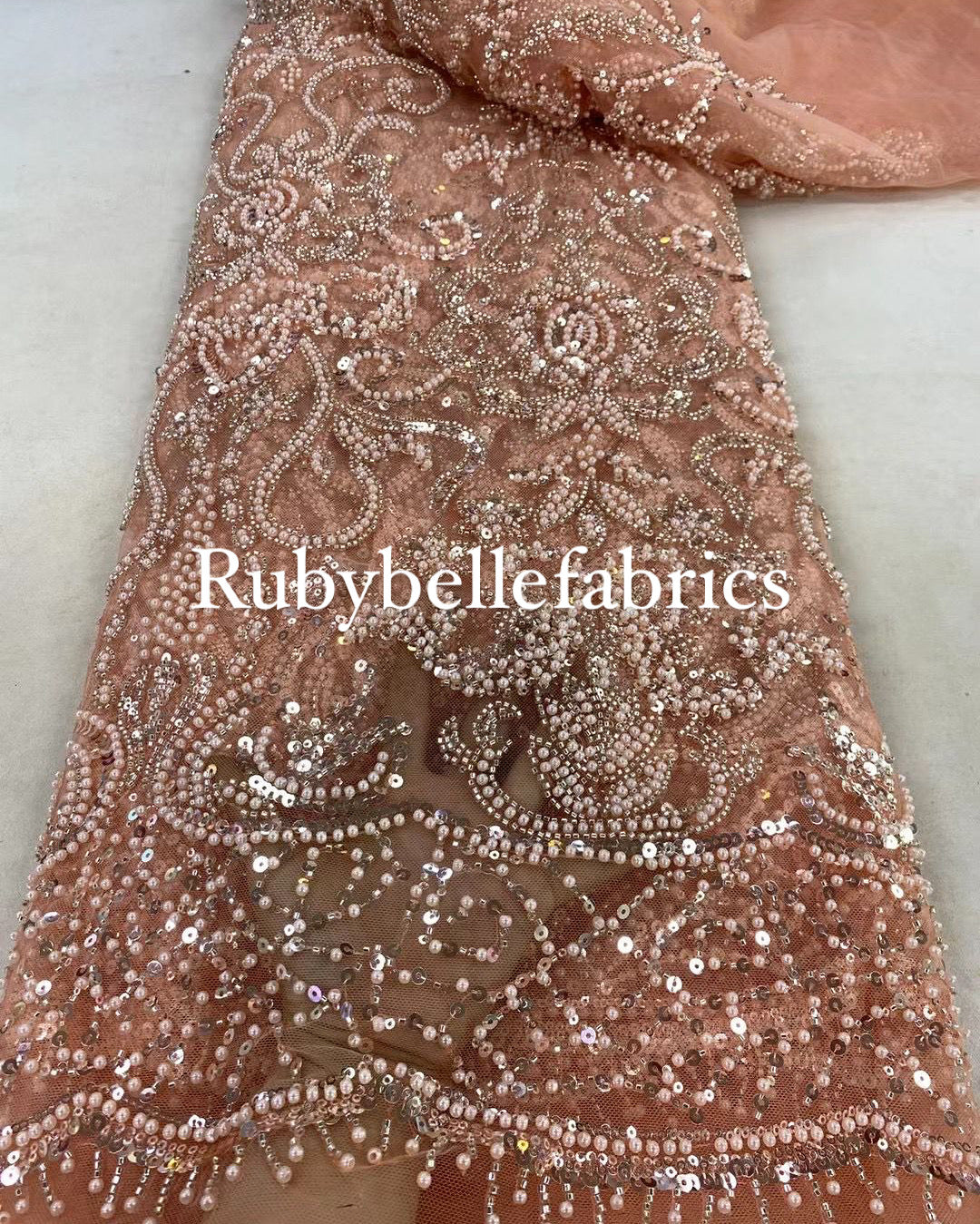 Texluxe Handmade Quality Beaded Fabric