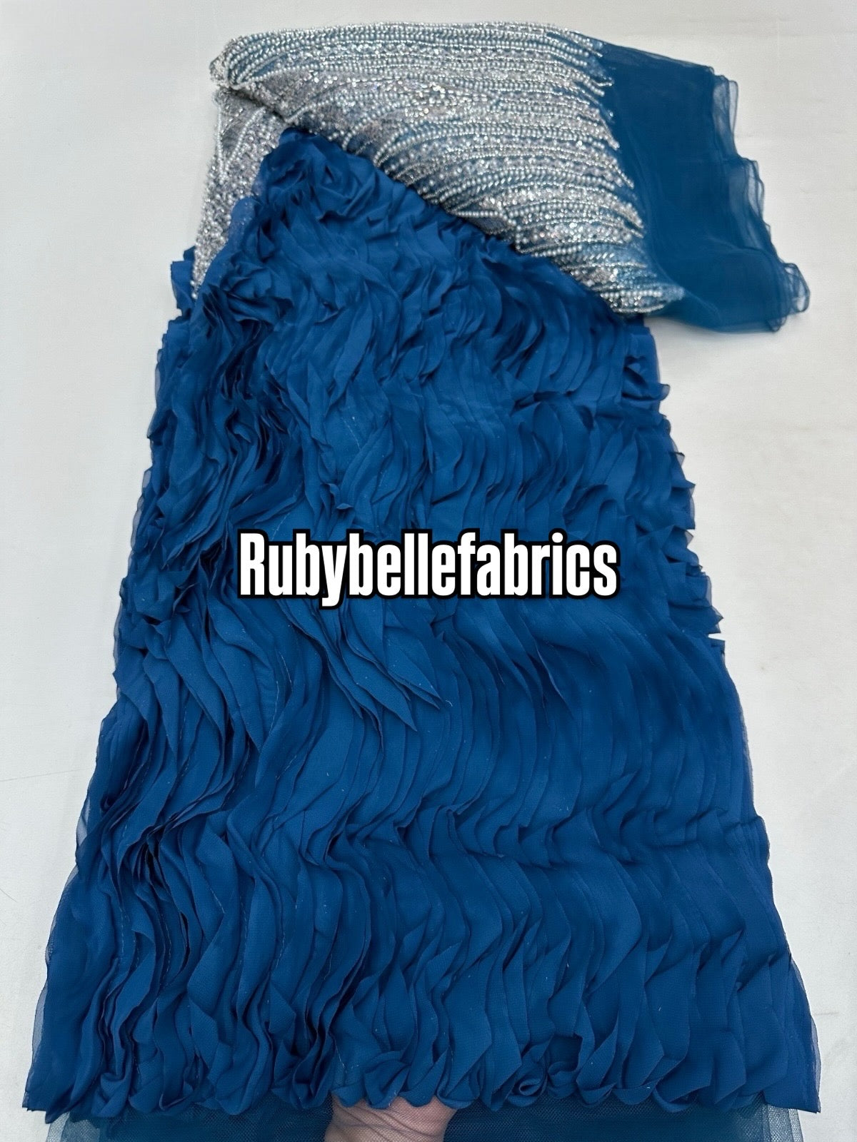 Untley Deluxe Luxury Floral Sequin beaded Fabric