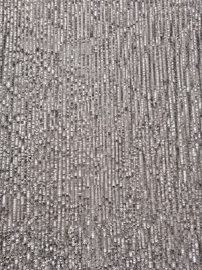 Torrey Sequin Fabric - Grey