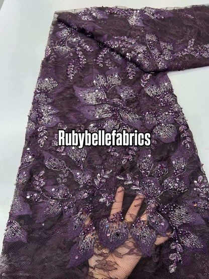 Rysan Beaded Petal Luxury Fabric