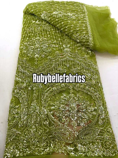 Attle Luxury Beaded Fabric