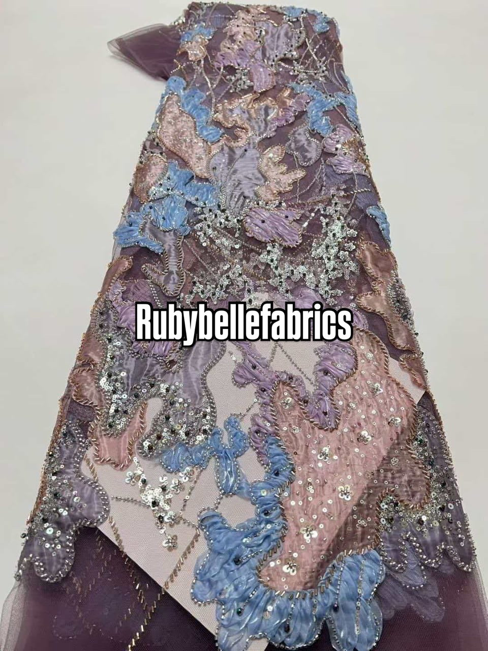 Unnu Beaded Sequin Lace Fabric