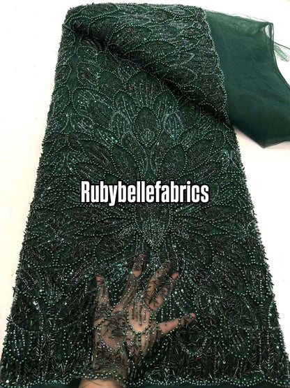 Ecials Drop Beaded Sequin Fabric