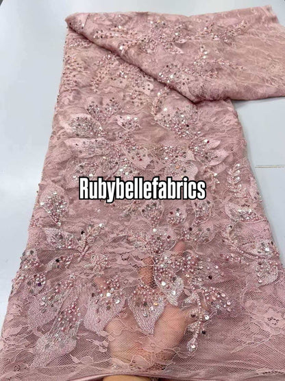 Rysan Beaded Petal Luxury Fabric