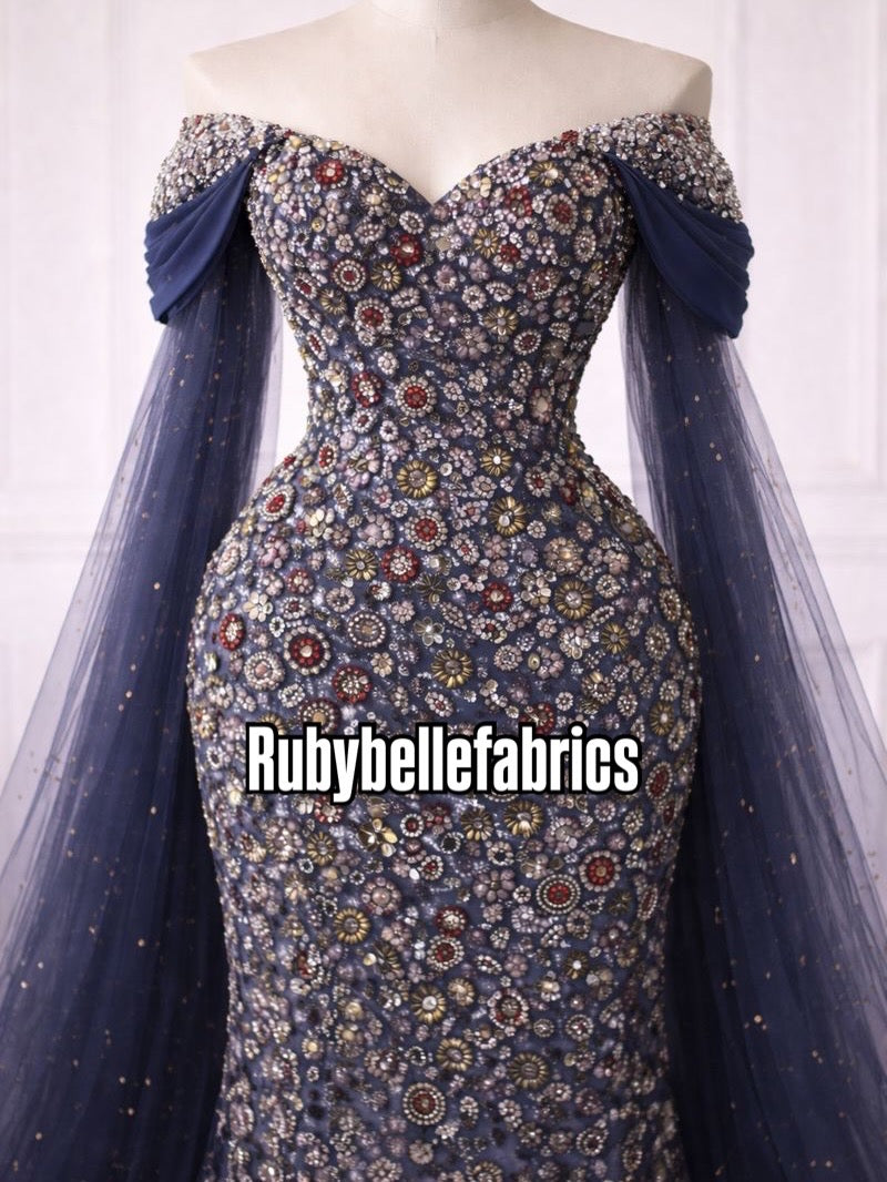 Tela hecha a mano de lujo Mezalee 