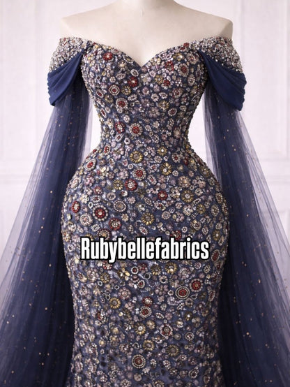 Tela hecha a mano de lujo Mezalee 