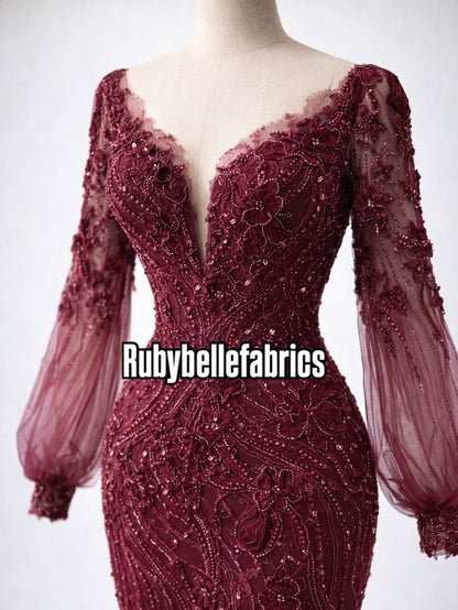 Mexolle Floral 3D Luxury Fabric