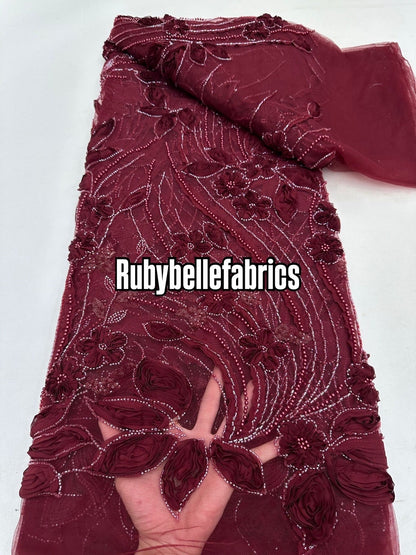 Mexolle Floral 3D Luxury Fabric