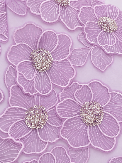 Peluxe 3D Luxury Fabric - Lavender
