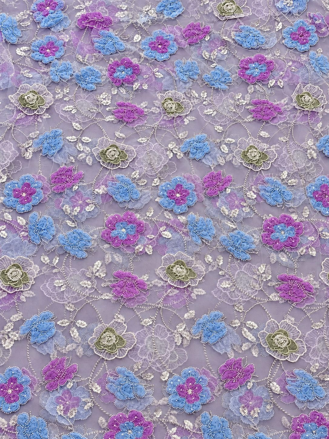 Hallell 3D Luxury Fabric - Lilac