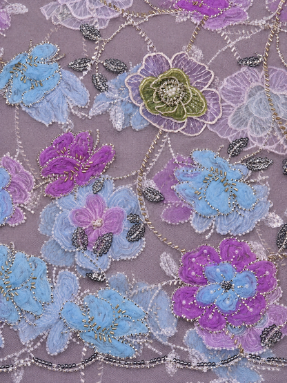 Hallell 3D Luxury Fabric - Lilac