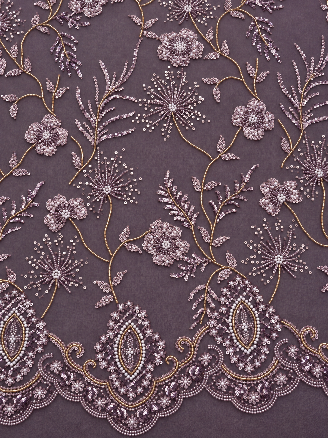 Kadulle Beaded Sequin Fabric