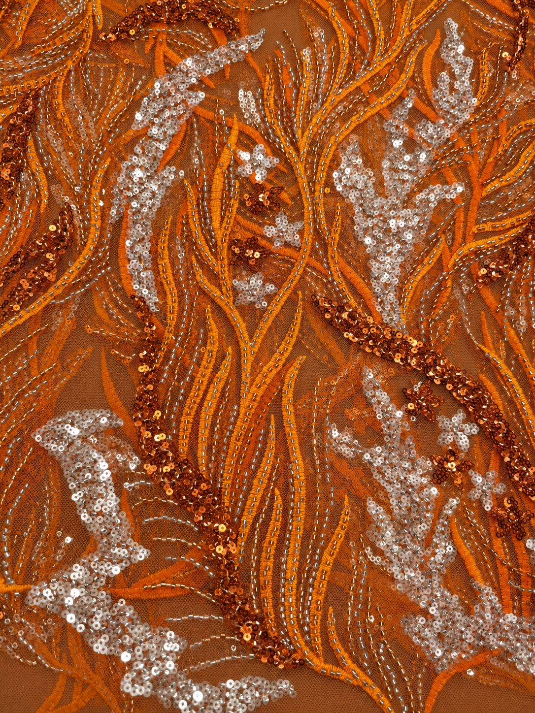 Terrapin Luxury Handmade Fabric- Orange