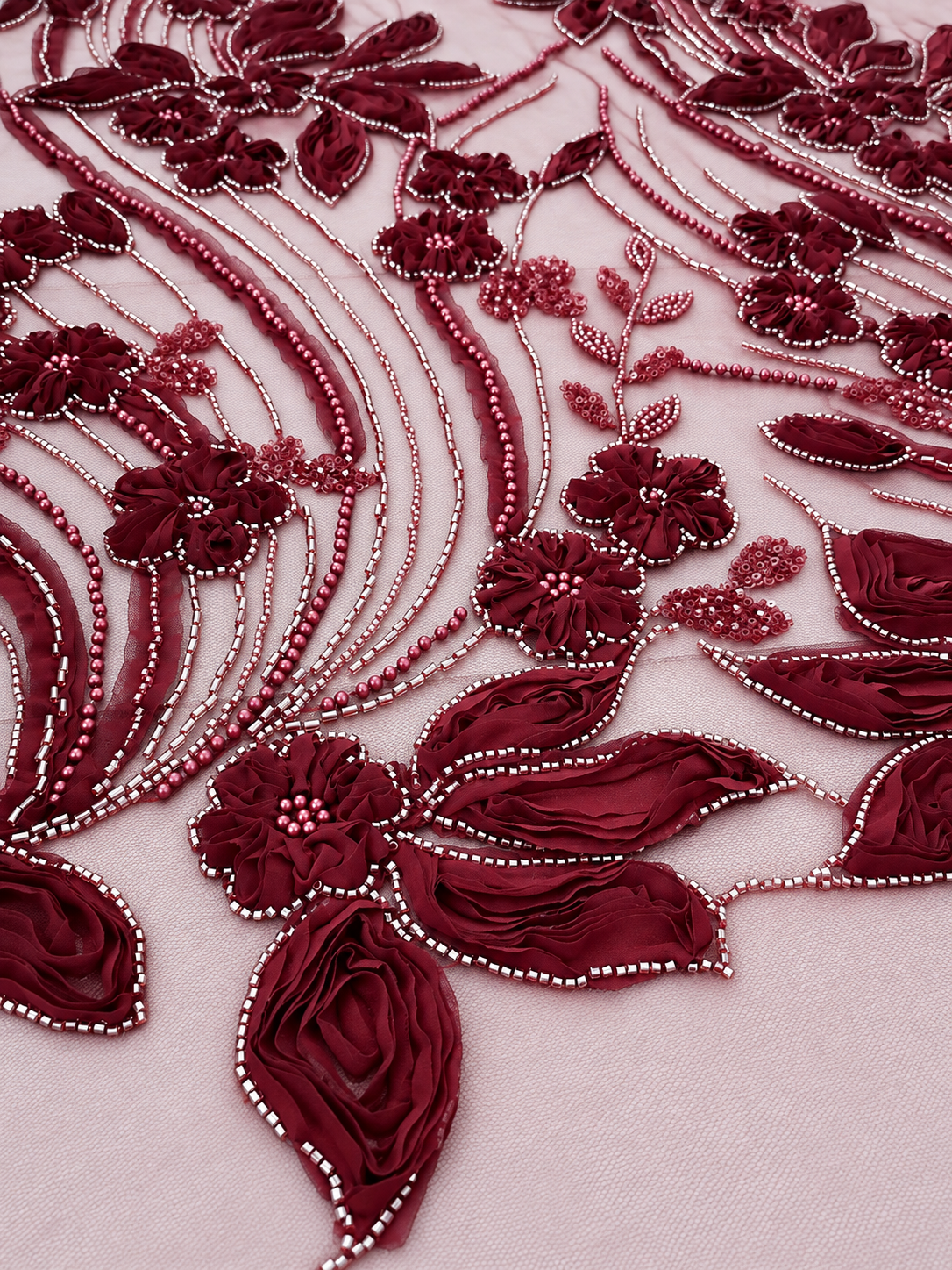 Mexolle Floral 3D Luxury Fabric