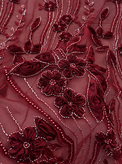 Mexolle Floral 3D Luxury Fabric