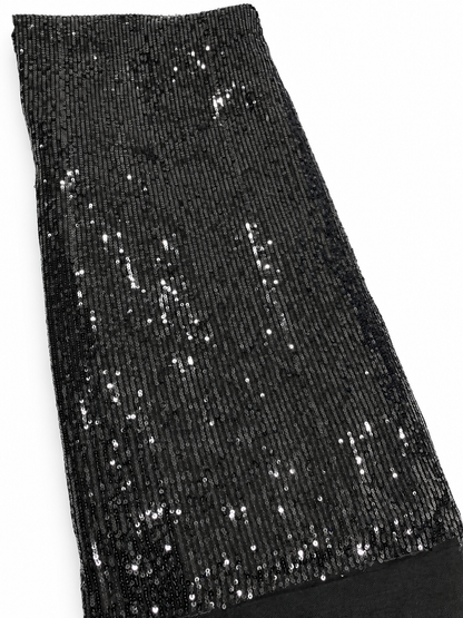Torrey Sequin Fabric - Black
