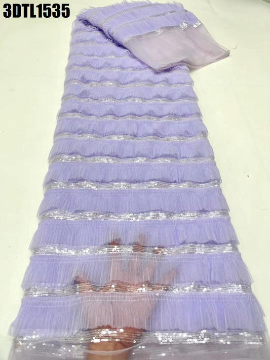 Lixelle Ruffle Sequin Fabric