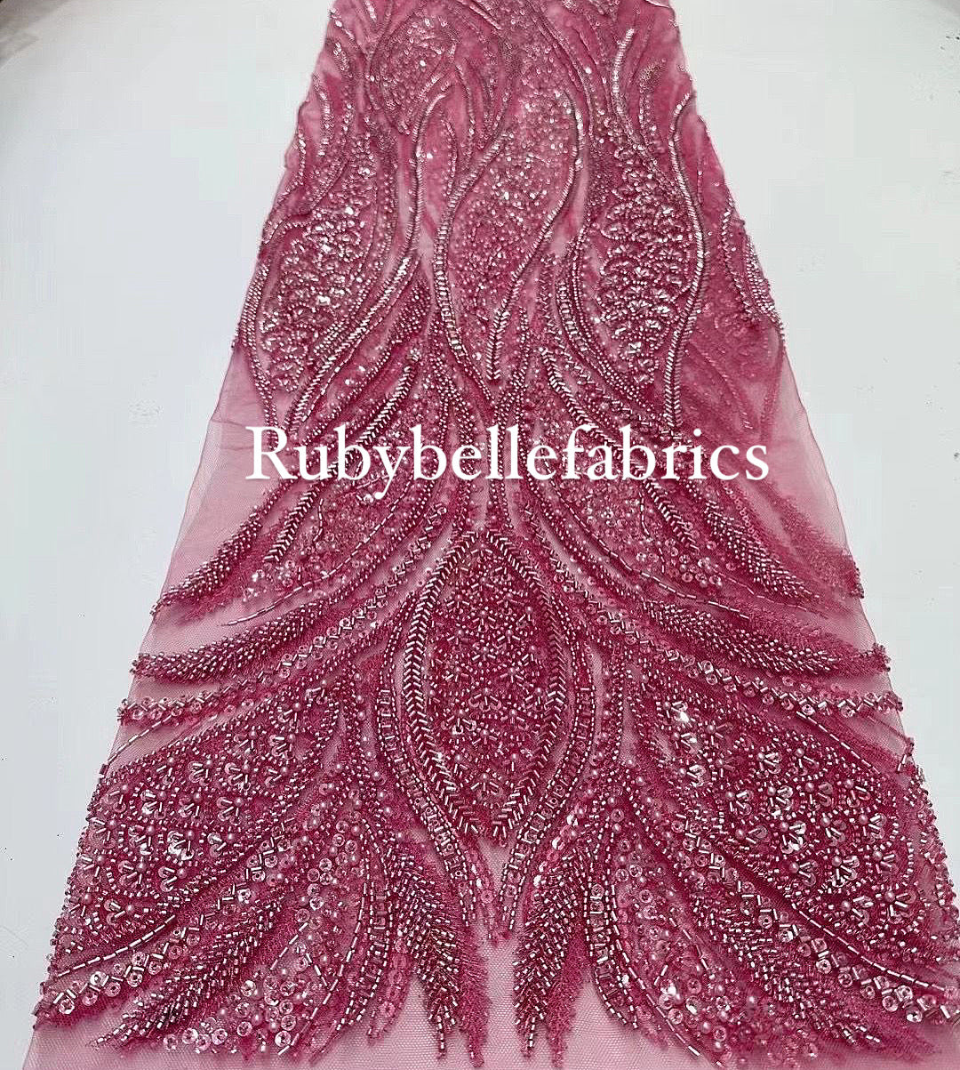 Inelie High Quality Beaded Fabric