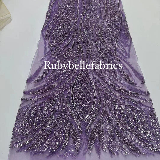 Inelie High Quality Beaded Fabric