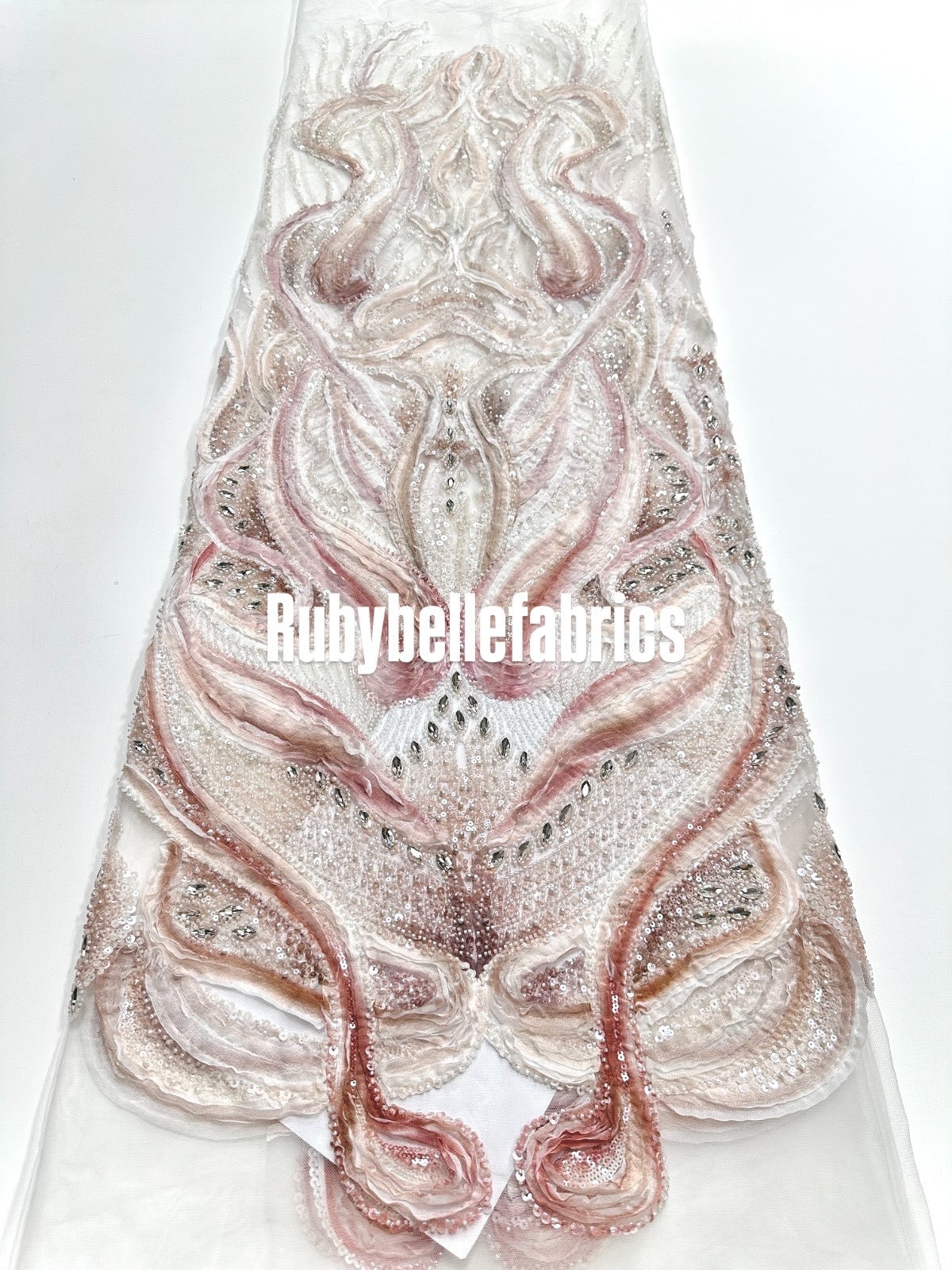 Peridot Bloom Stone couture fabric