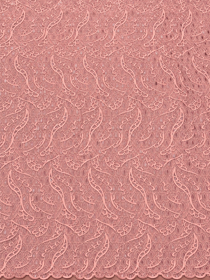 Esox High Quality Voile Fabric - Blush Pink