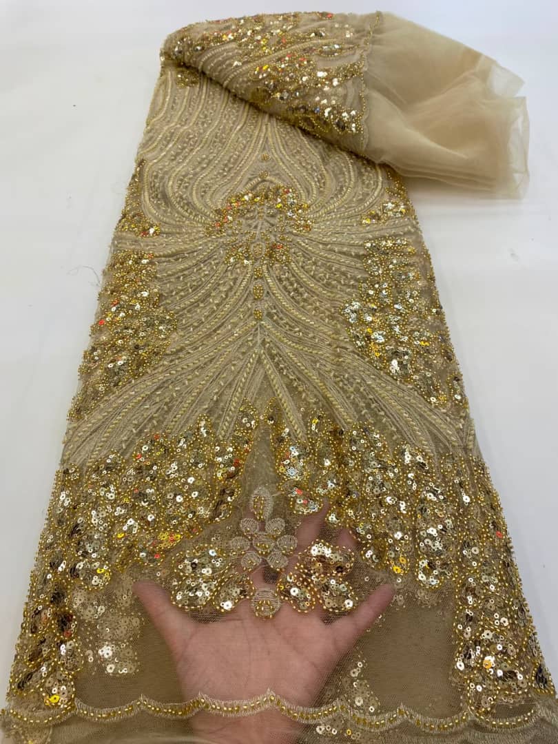 Kairusse Luxury Sequin Handmade Fabric