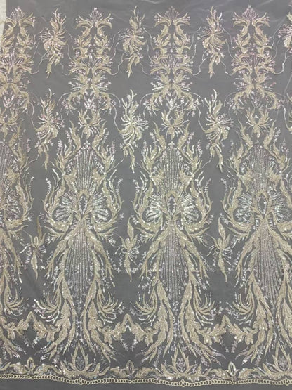 Aspen Luxury Sequin Handmade Fabric