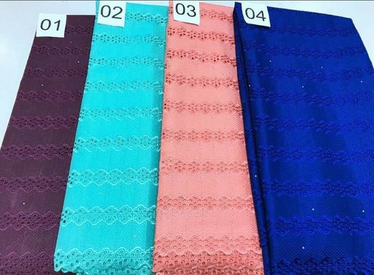 Tela Voile Roche - Colores