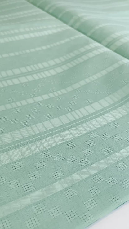 Atiku Men's Fabric - Mint Green