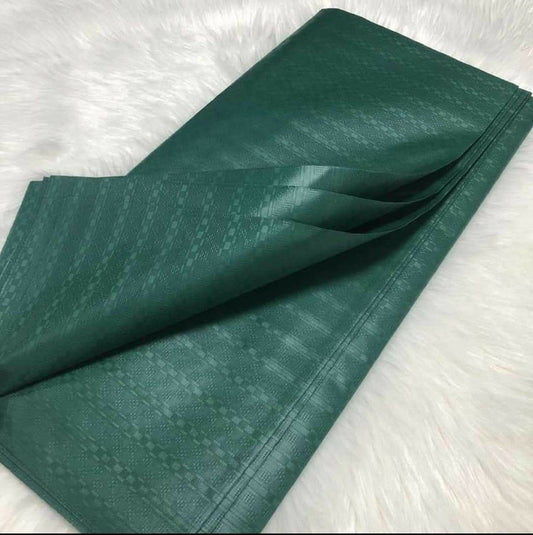 Atiku Men's Fabric - Green - RUBYBELLEFABRICS