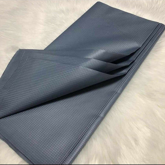 Atiku Men's Fabric - Grey - RUBYBELLEFABRICS