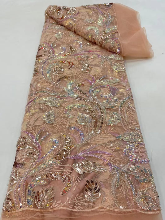 Grand Luxury Sequin Handmade Fabric