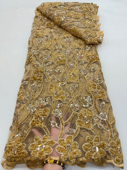 Huigt Velvet Sequin Fabric - More Colors